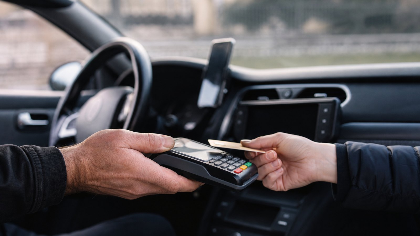 Gestion des différents modes de paiement d'un chauffeur