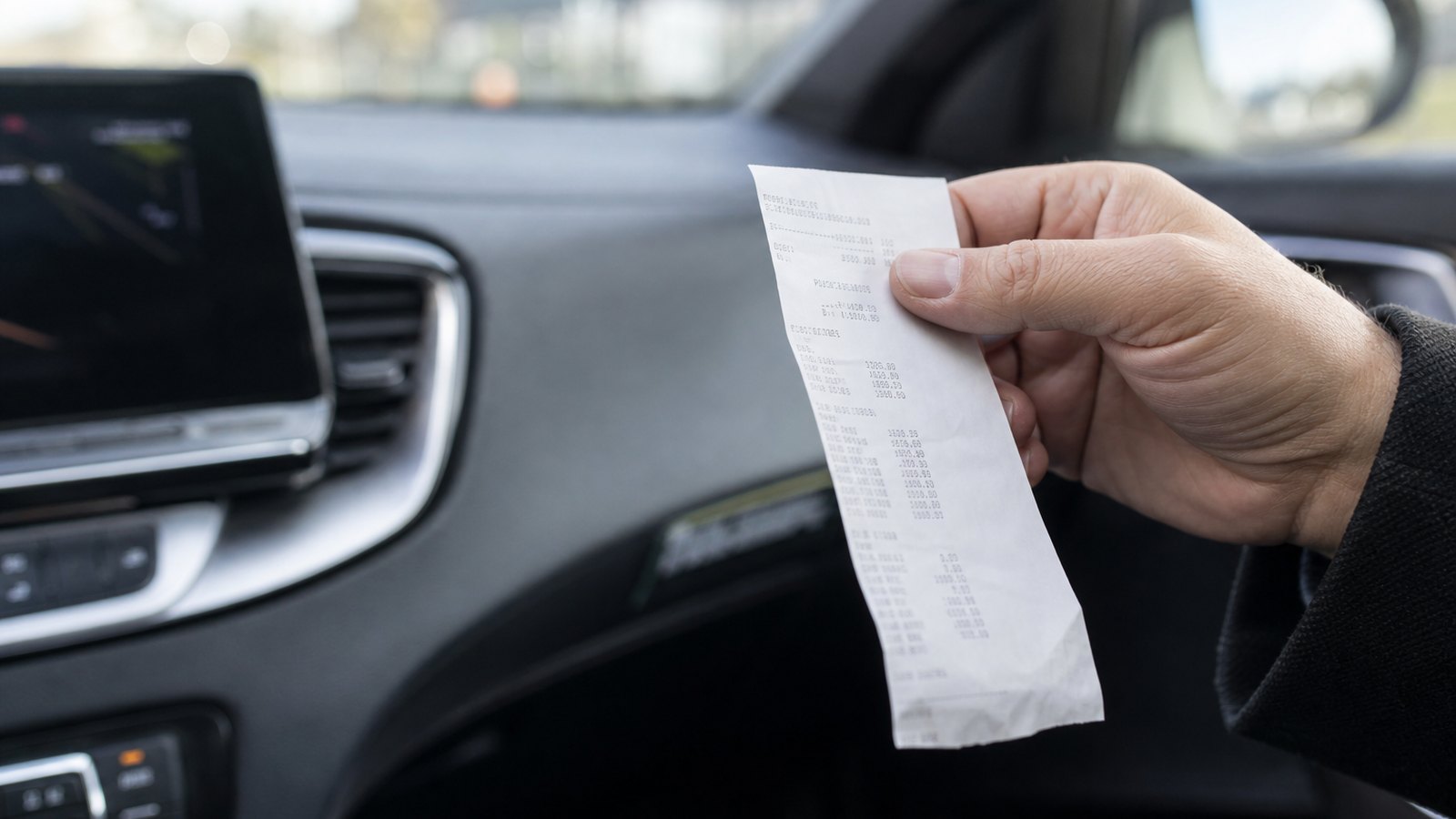 Suivi des frais professionnels d'un chauffeur de taxi