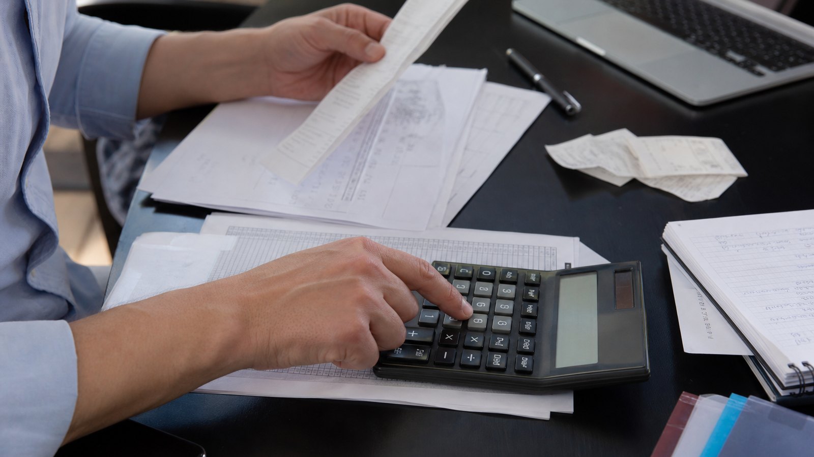 Préparation de la comptabilité d'un chauffeur indépendant